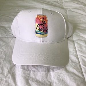 la croix white baseball cap